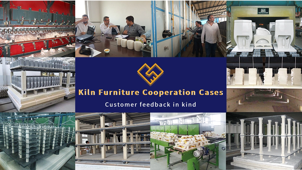 High Working Temperature Refractory Kiln Furniture Cordierite Plates/Batts/Slab for Tableware