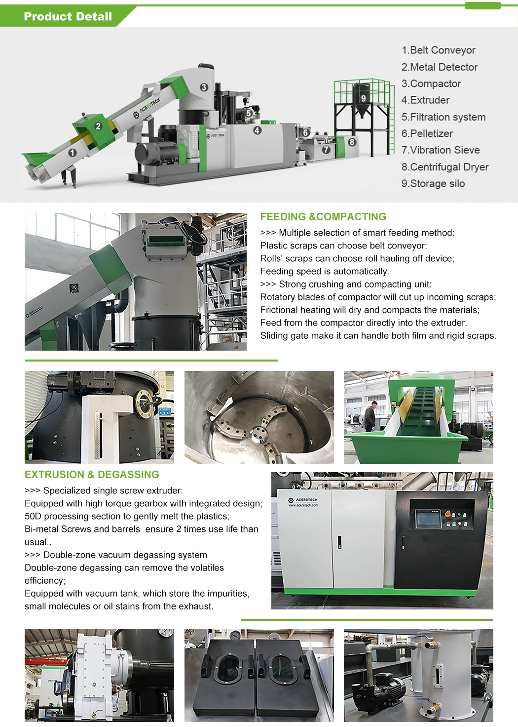 Degradable Plastic Recycling Machine 3 in 1